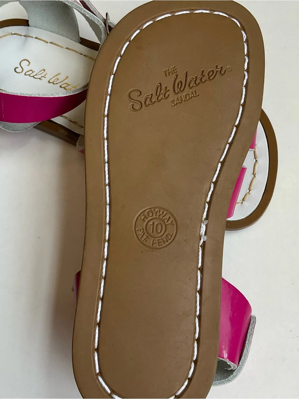 Salt Water Sandals by Hoy fuchsia strappy